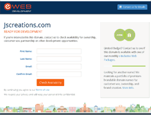 Tablet Screenshot of jscreations.com